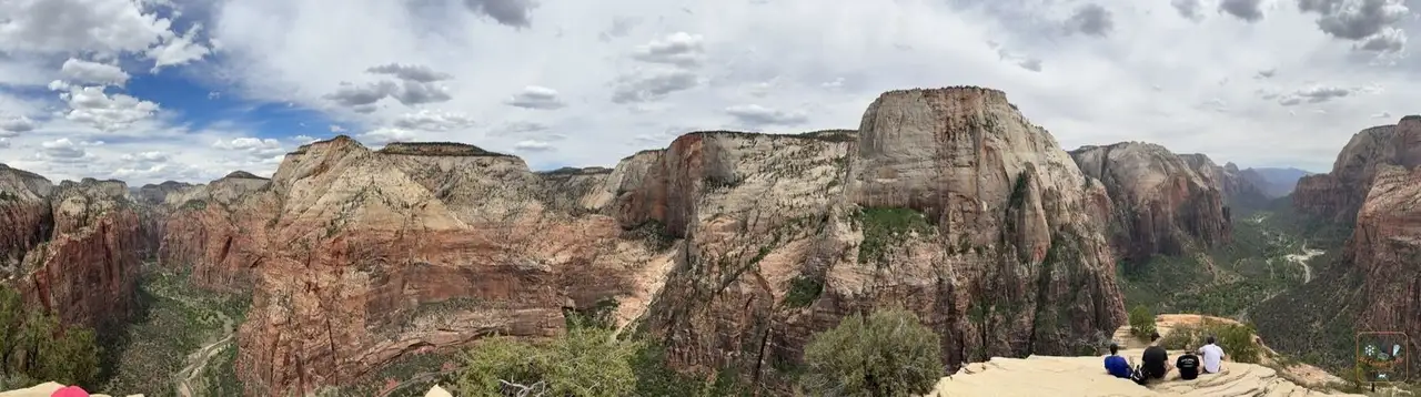 Le canyon de Zion depuis Scout Lookout