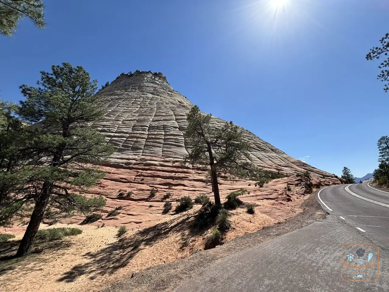 Checkerboard Mesa et son quadrillage naturel