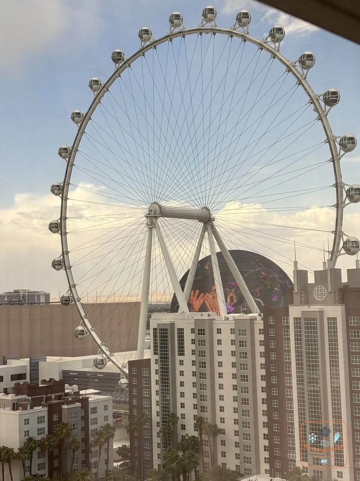 La grande roue High Roller et la Sphere