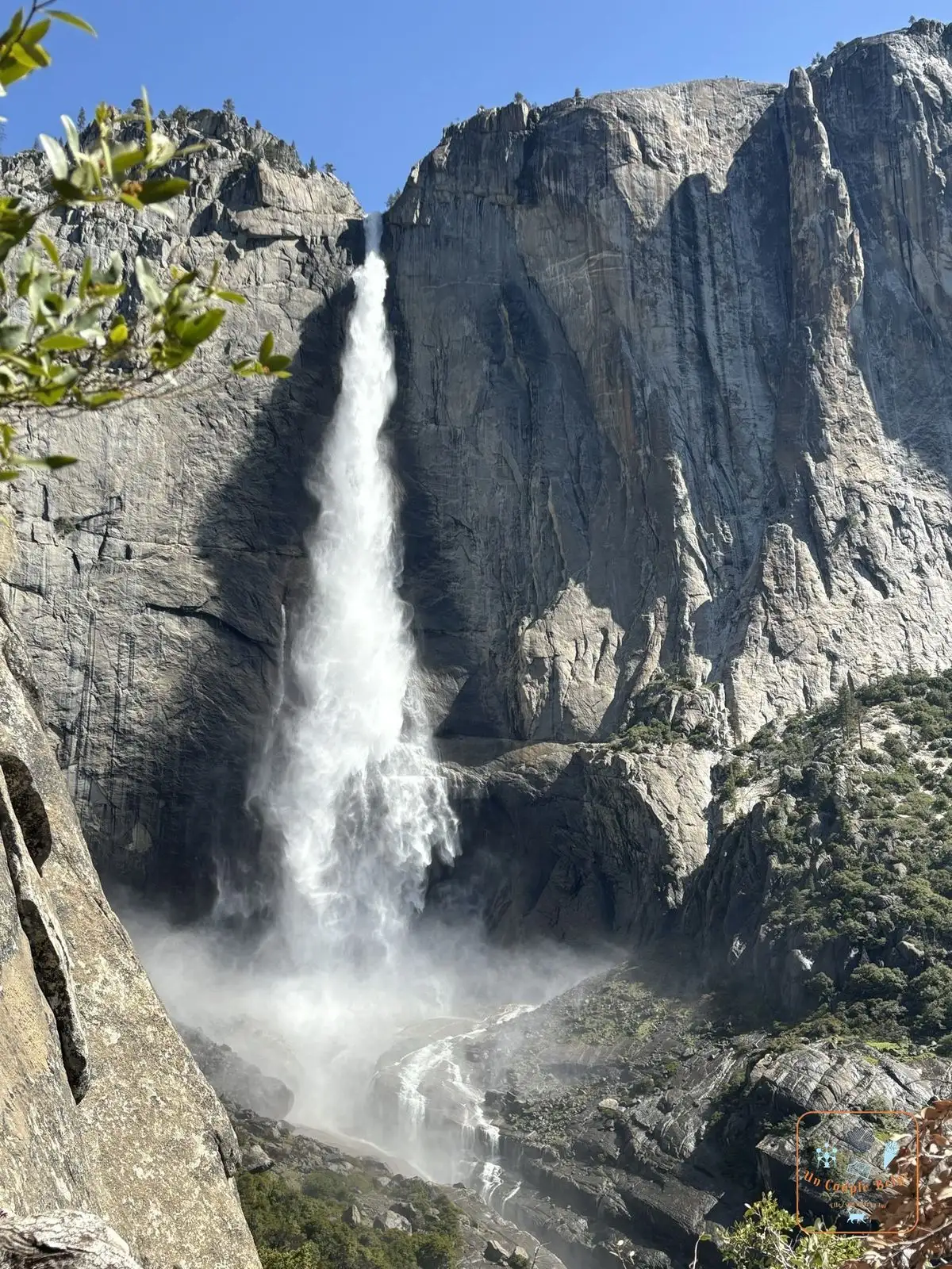 Les Upper Yosemite Falls en pleine puissance au printemps