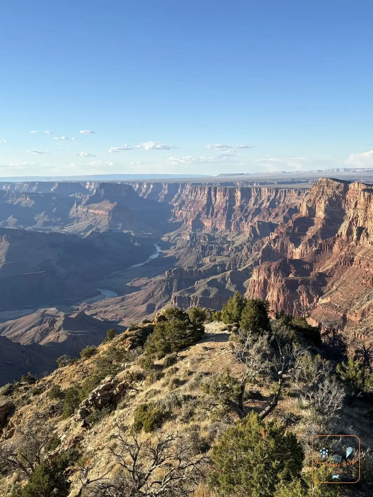 Le Colorado depuis Navajo Point, en fin de journée