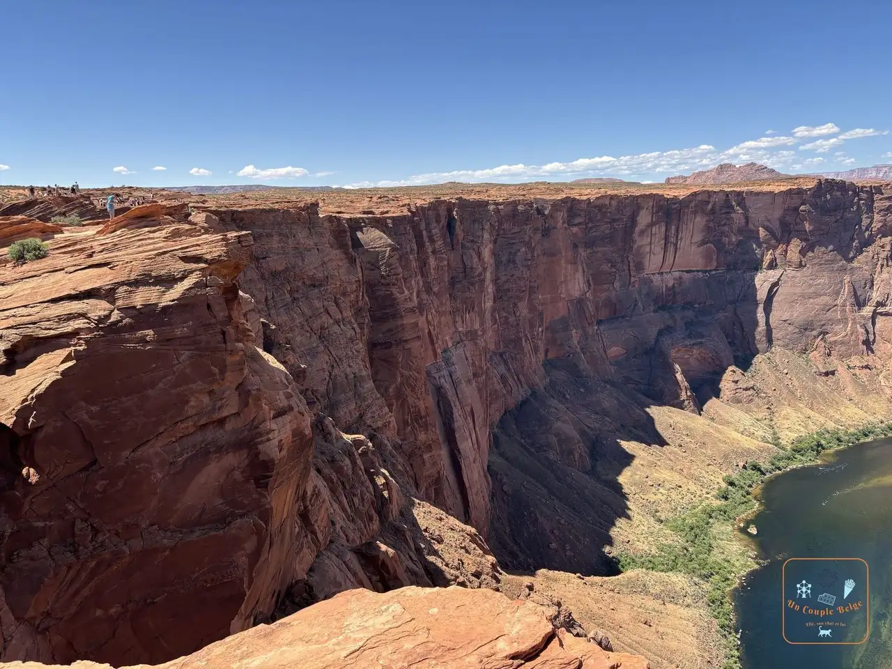 Les falaises de Horseshoe Bend