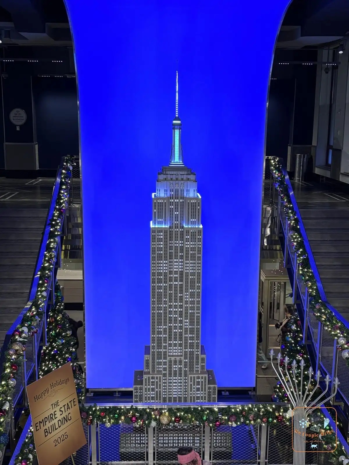 Maquette de l'Empire State Building dans l'exposition à l'intérieur du bâtiment