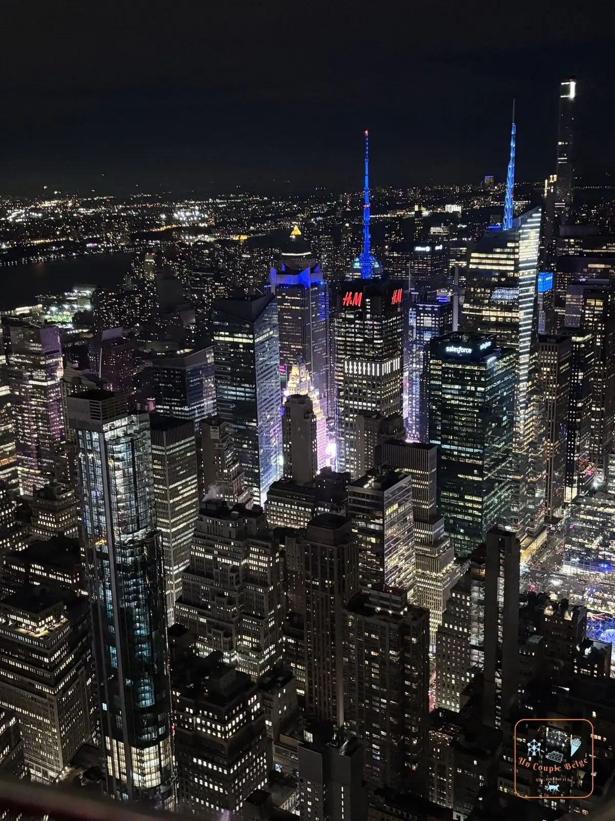 RT2 – Jour 1 – New York à Noël, premier soir en haut de l'Empire State Building
