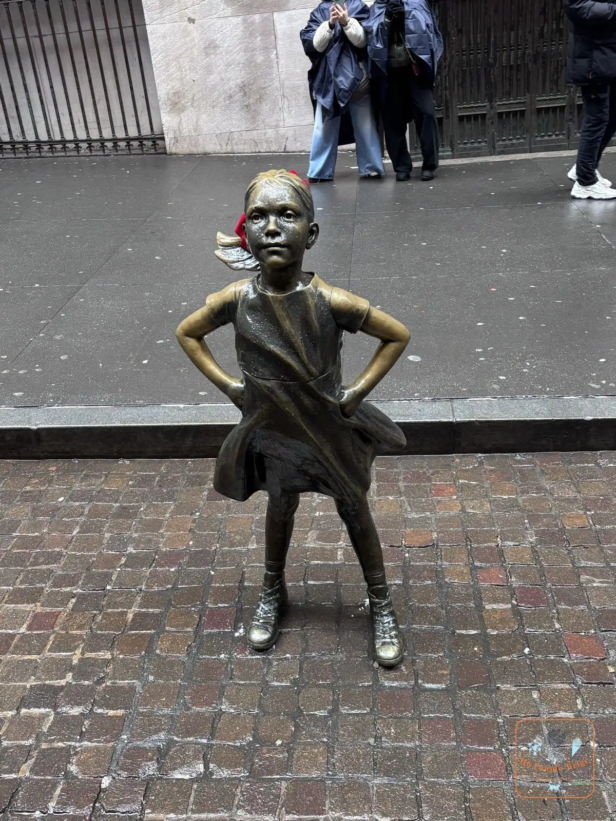 La statue Fearless Girl devant la Bourse de New York