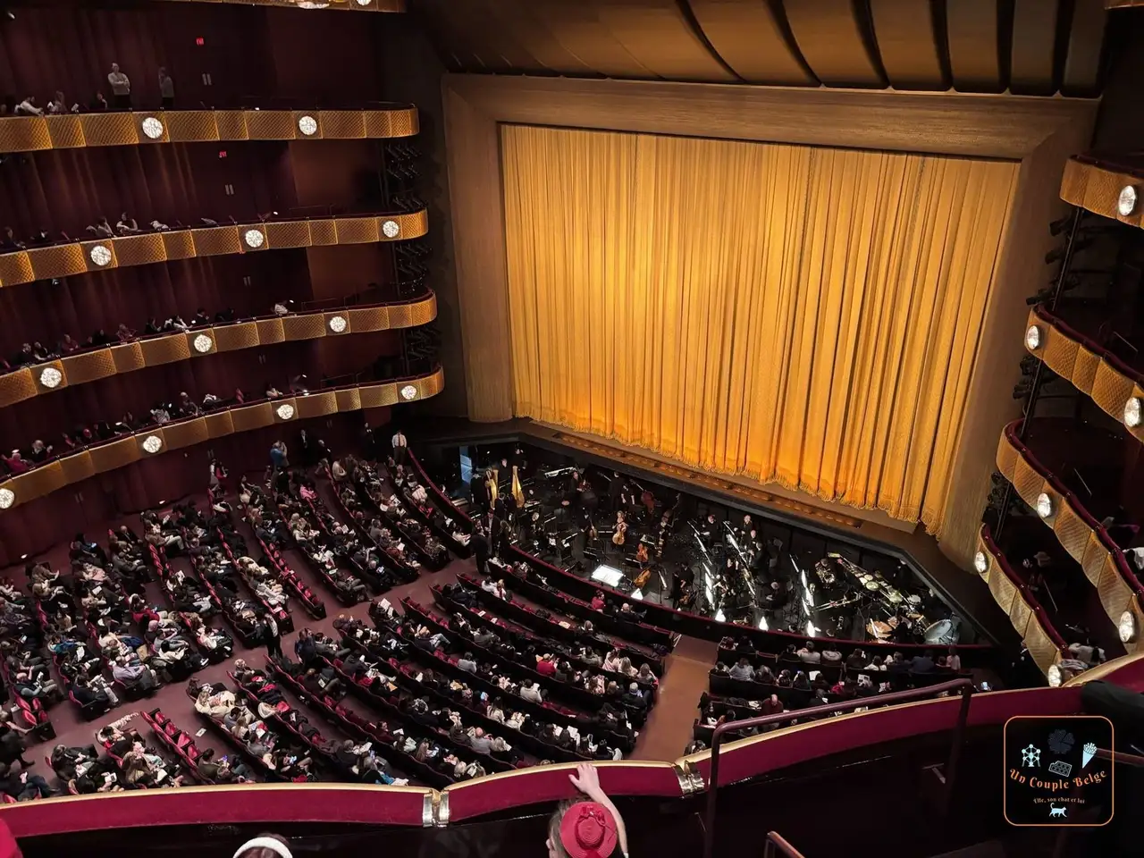 La salle du David H. Koch Theater au Lincoln Center avant le spectacle