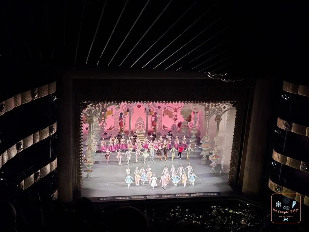 La scène du Royaume des Délices pendant Casse-Noisette du New York City Ballet