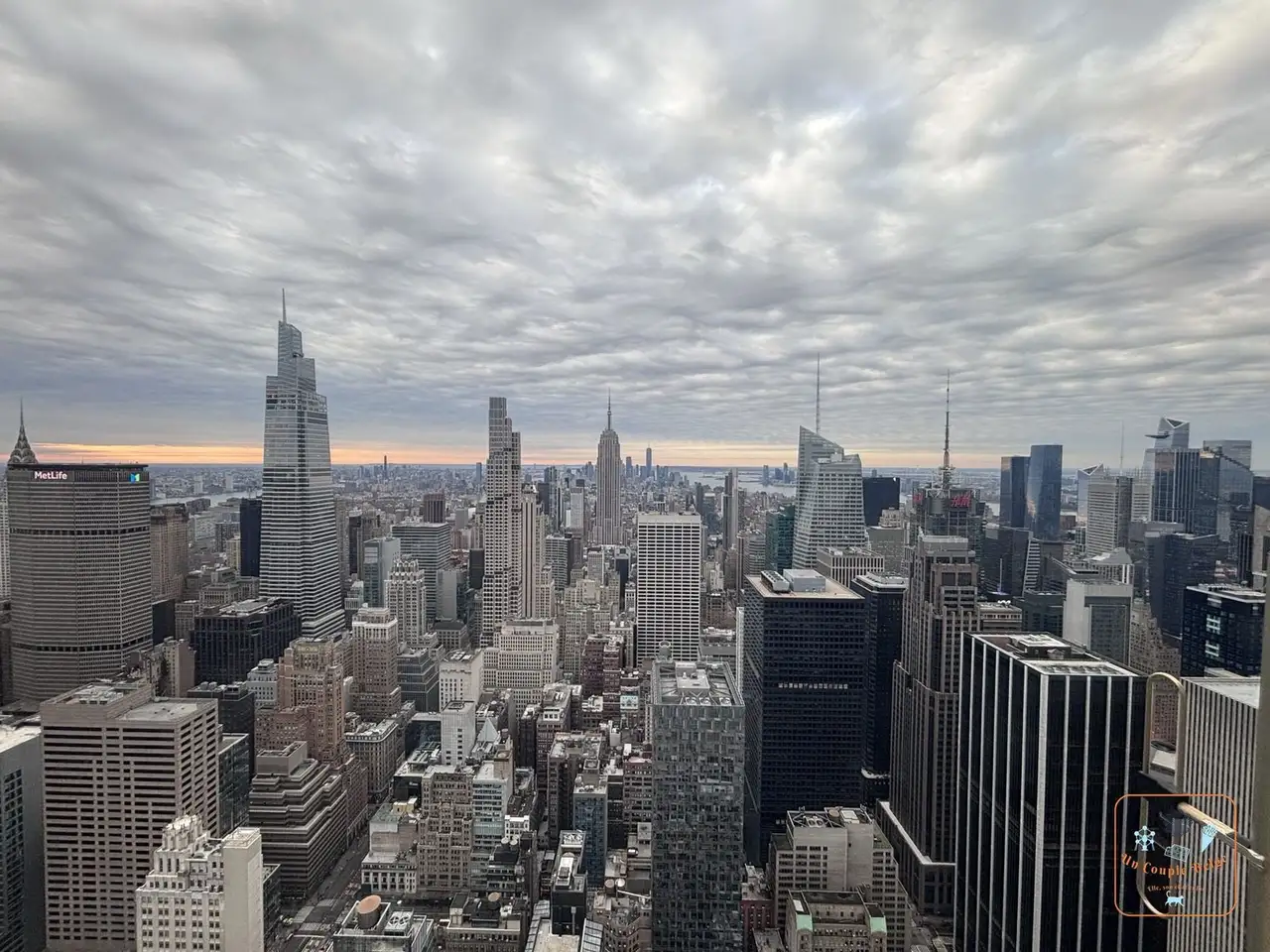 Panorama sur le sud de Manhattan depuis les terrasses de Top of the Rock