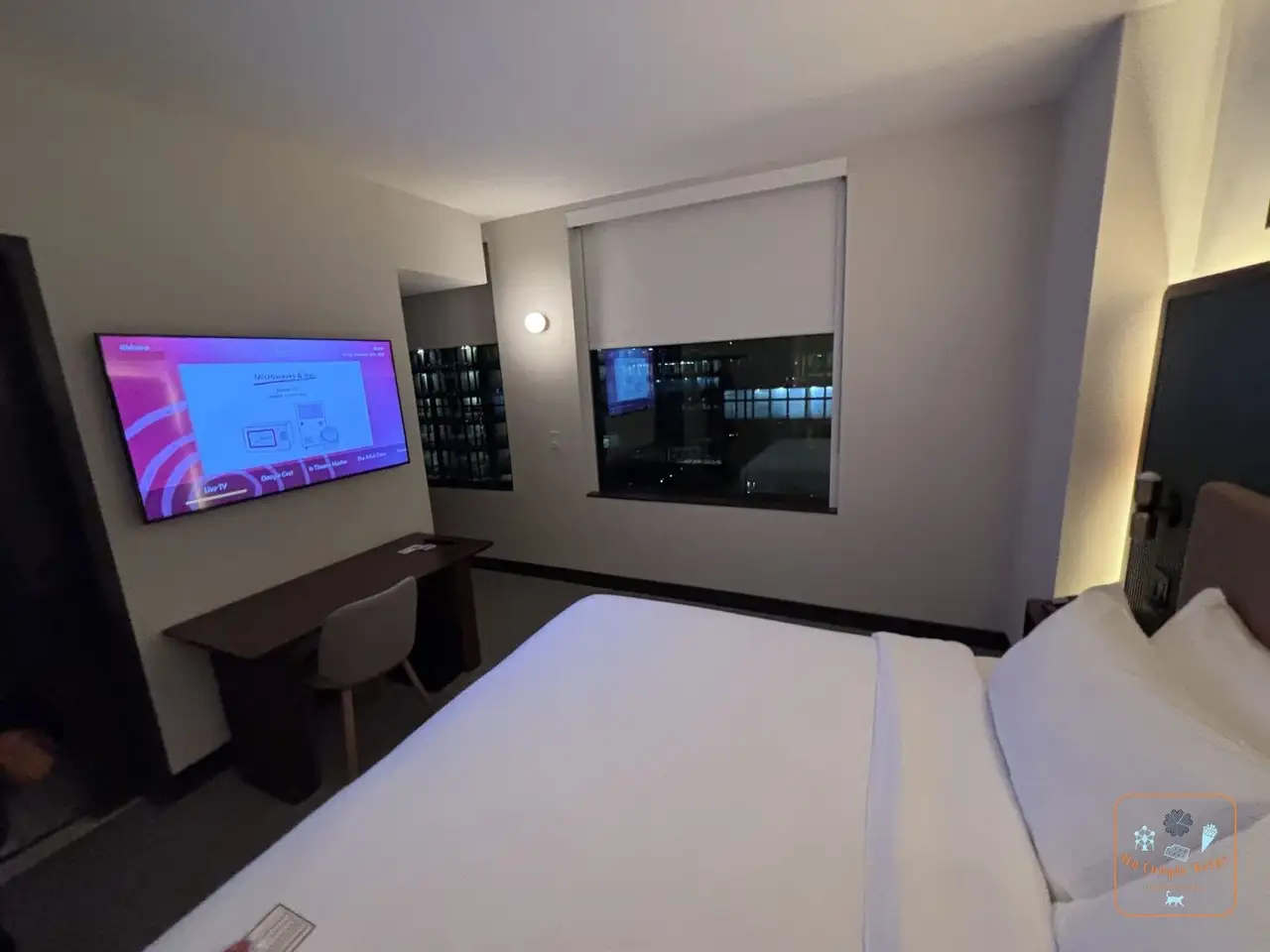 Notre chambre à l'hôtel Arlo Washington DC