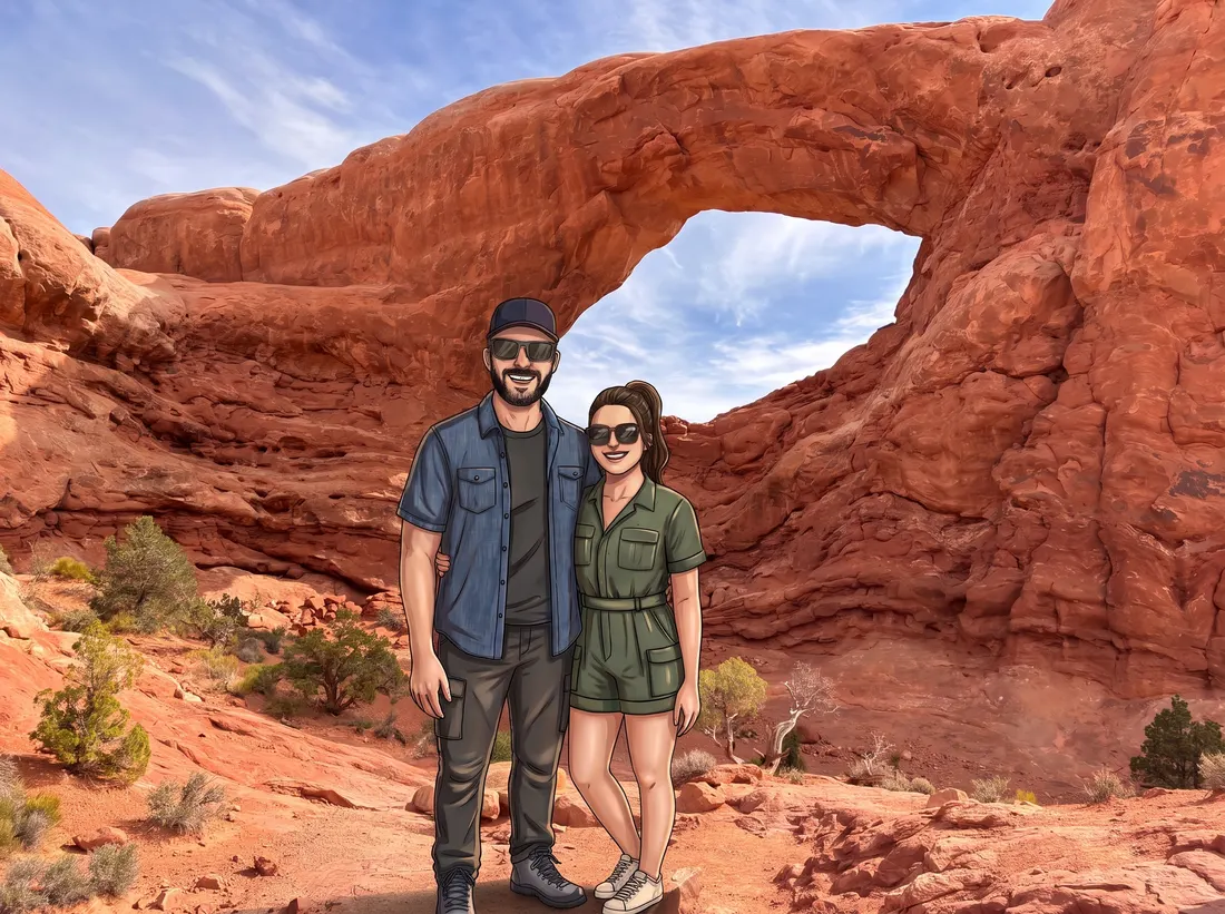 Nous deux à Arches