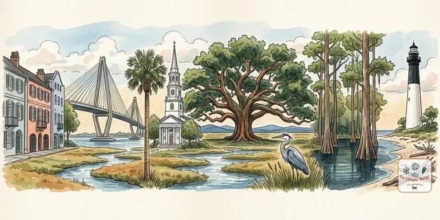 Caroline du Sud : Charleston, îles et marais du Lowcountry