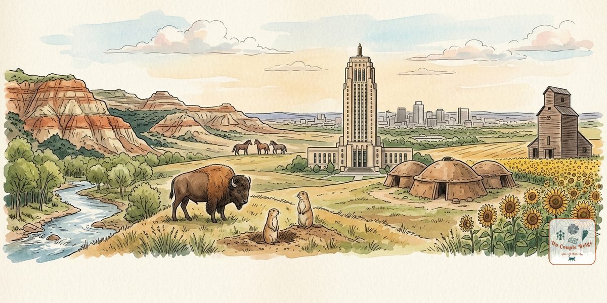Dakota du Nord : badlands, bisons et grand silence