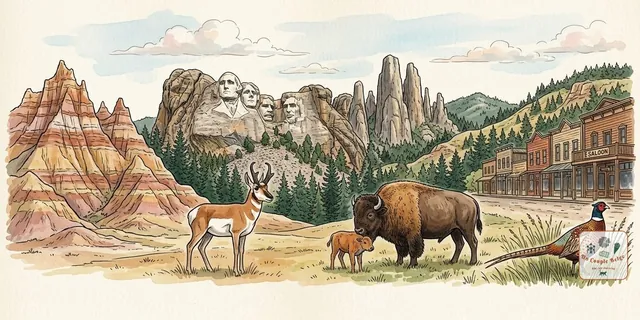 Dakota du Sud : Black Hills, Badlands et mont Rushmore