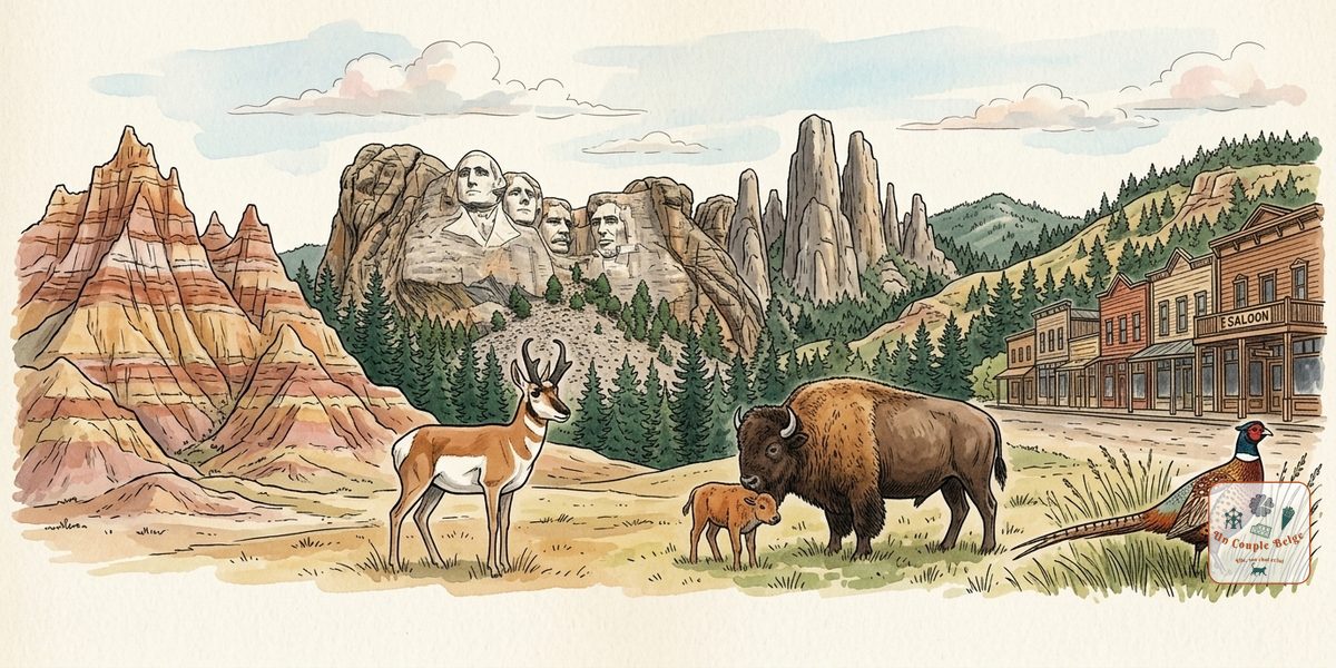 Dakota du Sud : Black Hills, Badlands et mont Rushmore