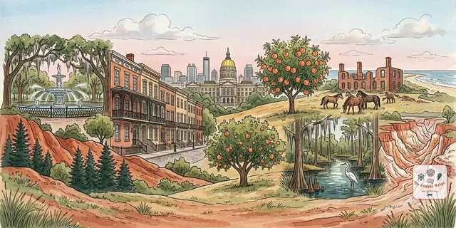 Géorgie : Atlanta, Savannah et le Sud profond