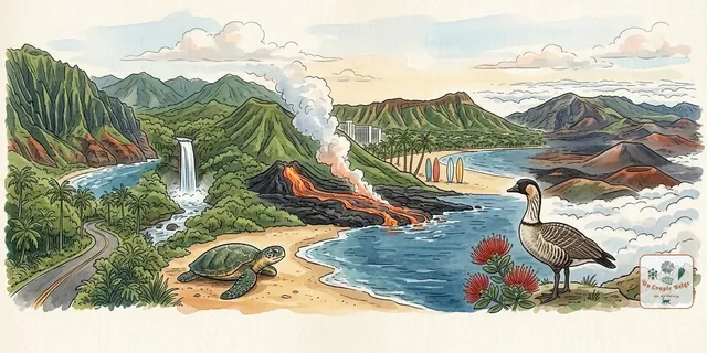 Hawaï : volcans, falaises et culture polynésienne