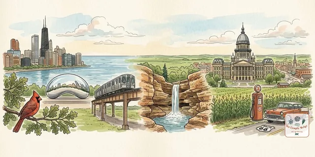 Illinois : Chicago, Lincoln et le départ de la Route 66