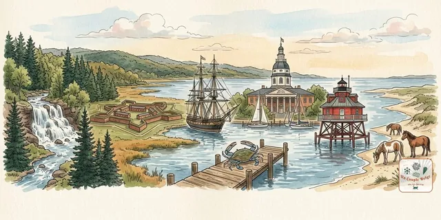 Maryland : la baie de Chesapeake et l'Amérique en miniature