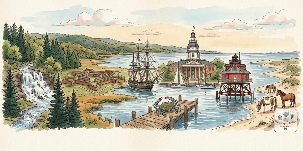 Maryland : la baie de Chesapeake et l'Amérique en miniature