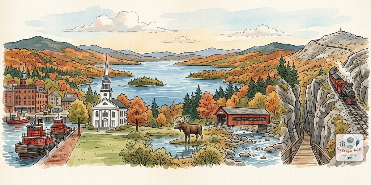 New Hampshire : montagnes blanches et « Live Free or Die »