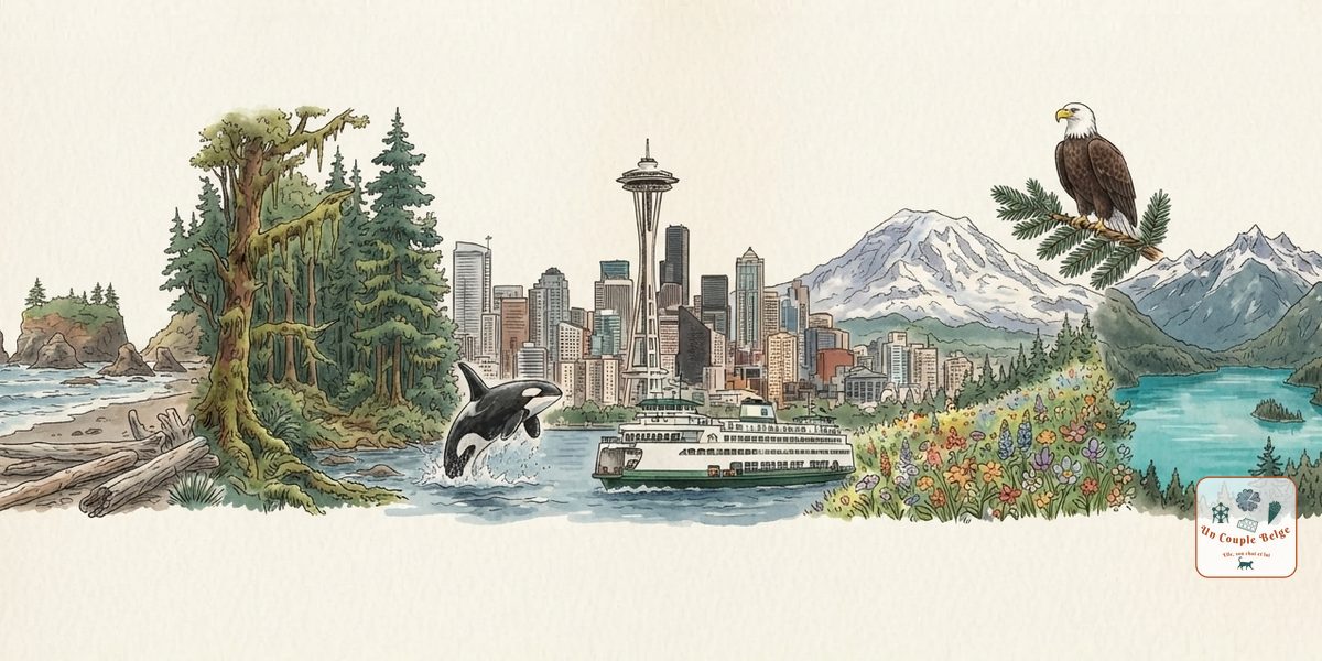 État de Washington : Seattle, volcans et forêts pluviales