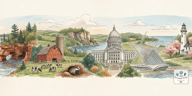 Wisconsin : lacs, fromage et supper clubs