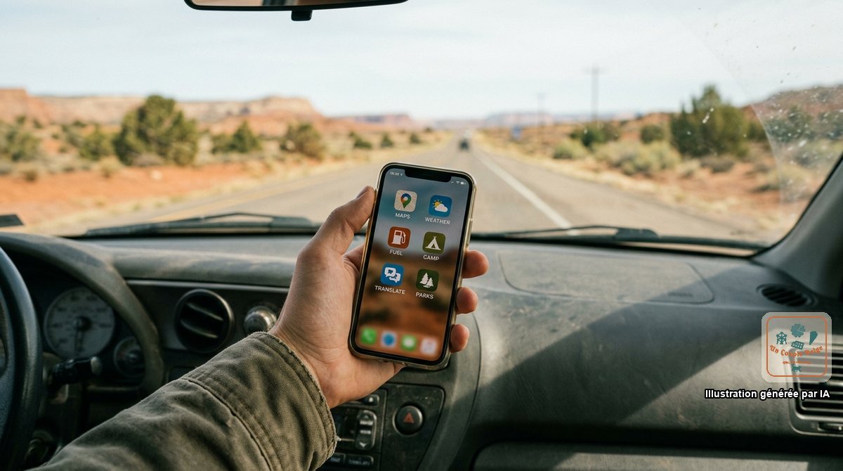Les applications utiles pour un road trip aux États-Unis