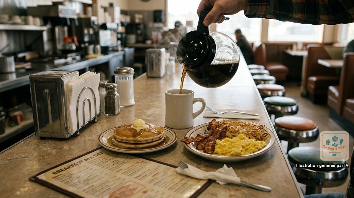 Café et petit déjeuner aux États-Unis : commander sans se tromper