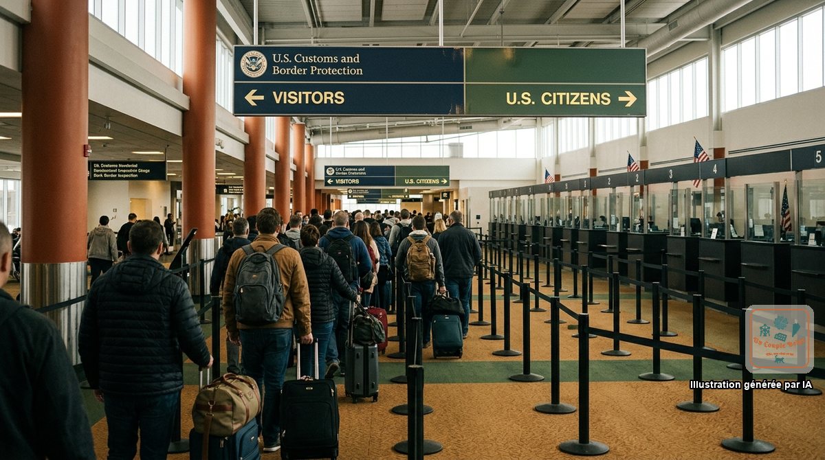 Passer l'immigration et la douane aux États-Unis (avec ou sans MPC)