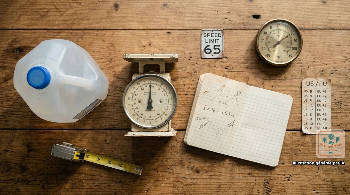Miles, Fahrenheit, gallons, pointures : la fiche de conversion pour les États-Unis
