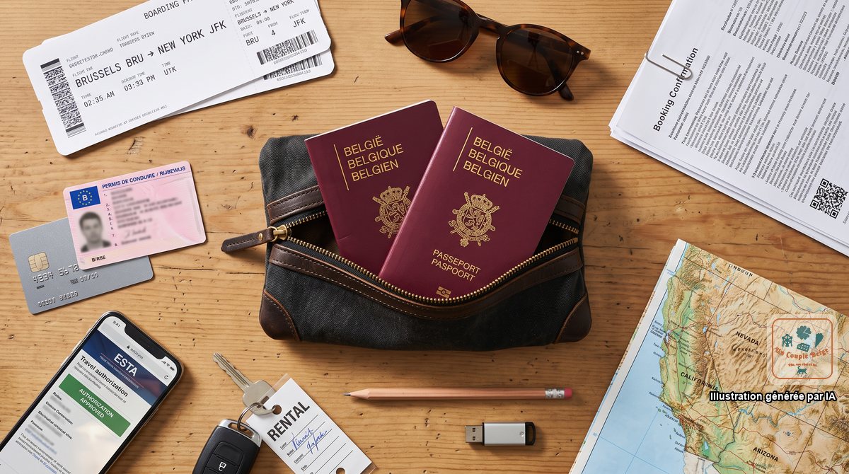 Les papiers à préparer avant un voyage aux États-Unis