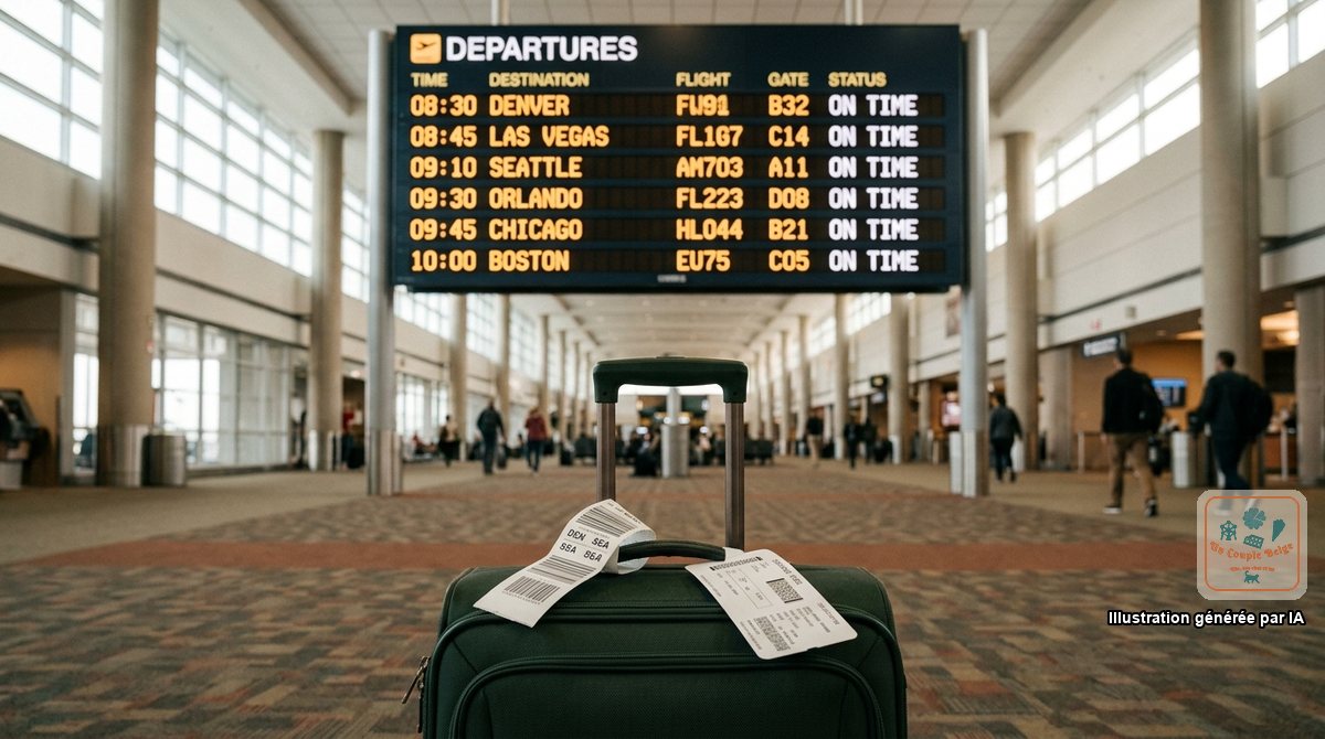 Prendre un vol intérieur aux États-Unis : compagnies, bagages et contrôles