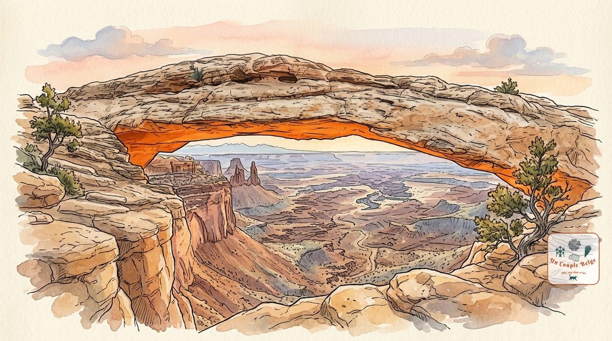 Canyonlands : des canyons à perte de vue, vus d'en haut