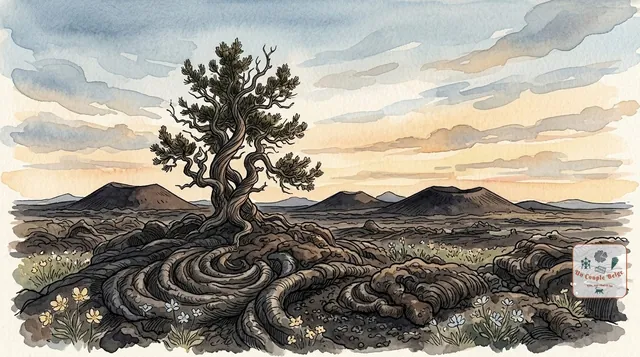 Craters of the Moon : un océan de lave noire en Idaho