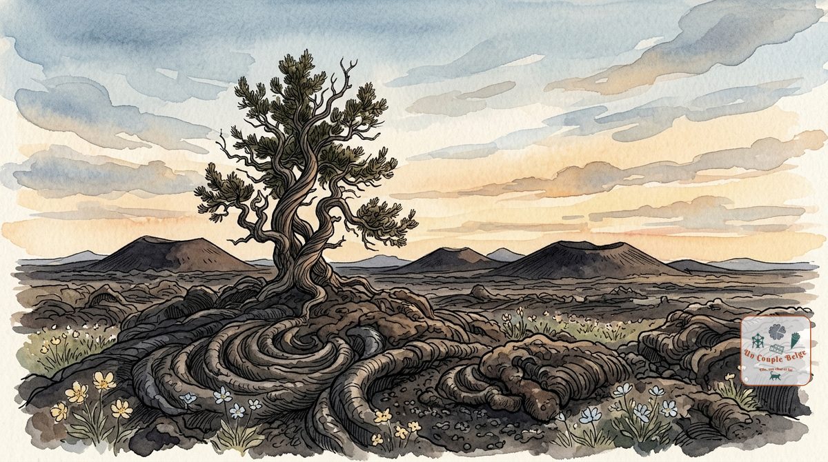 Craters of the Moon : un océan de lave noire en Idaho