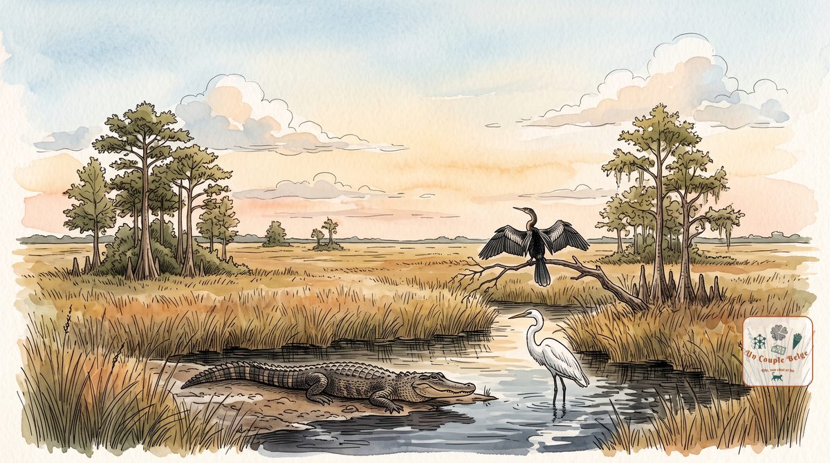 Everglades : le « fleuve d'herbe » où alligators et crocodiles cohabitent
