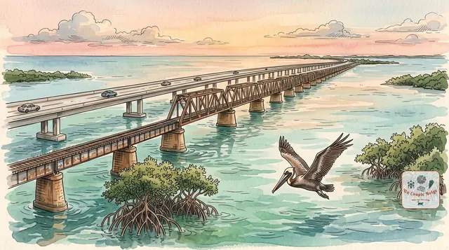 Les Keys : 180 km de route au-dessus de l'océan jusqu'à Key West