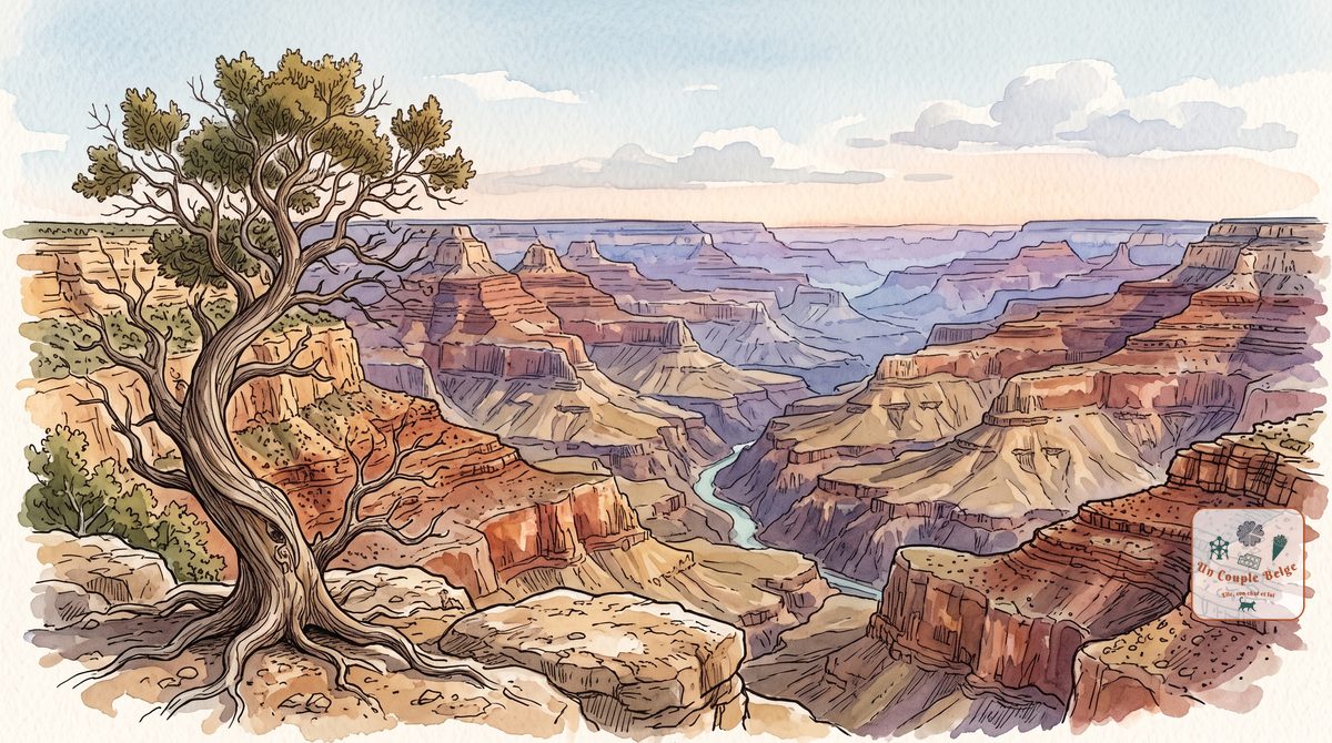 Grand Canyon : le South Rim, de point de vue en point de vue