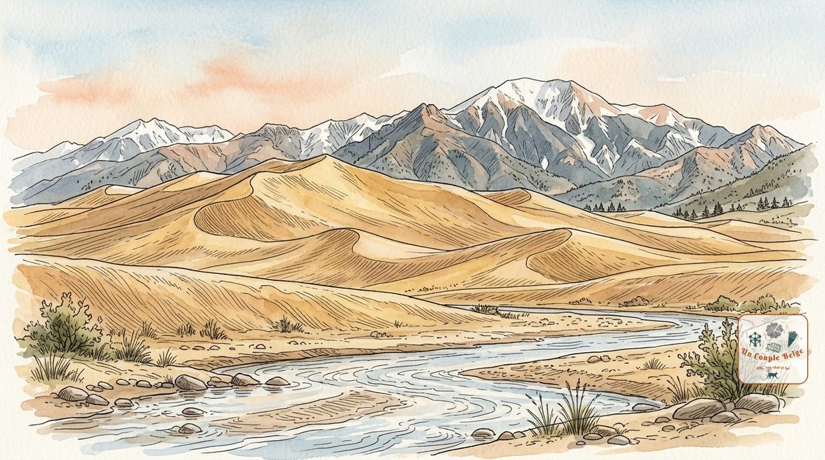 Great Sand Dunes : les plus hautes dunes d'Amérique du Nord, au pied des Rocheuses
