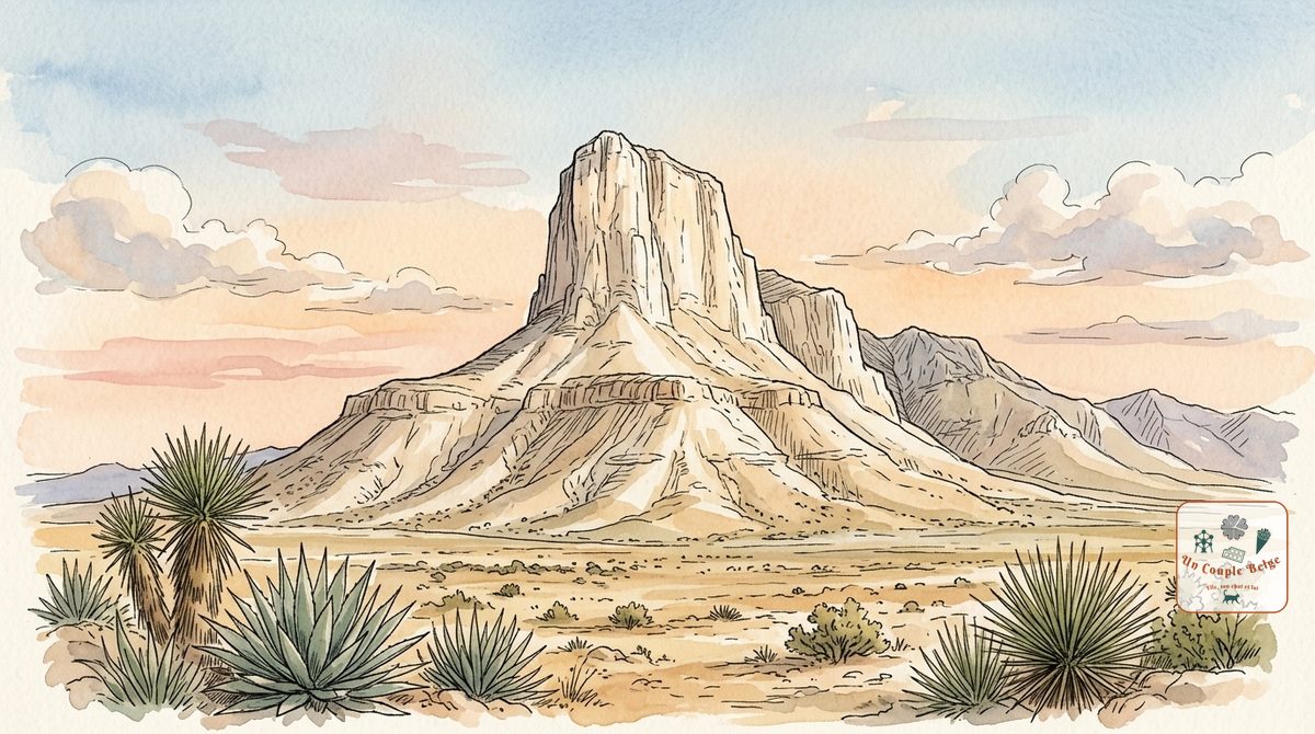Guadalupe Mountains : le point culminant du Texas, ancien récif fossilisé