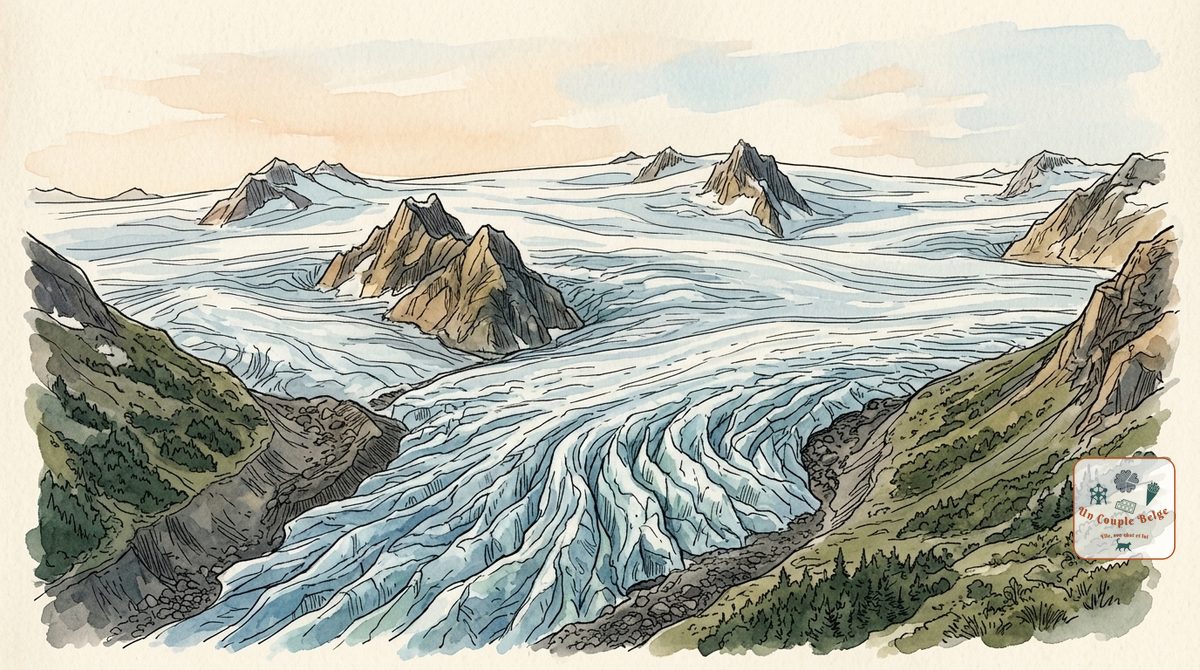 Kenai Fjords : le champ de glace qui nourrit 38 glaciers