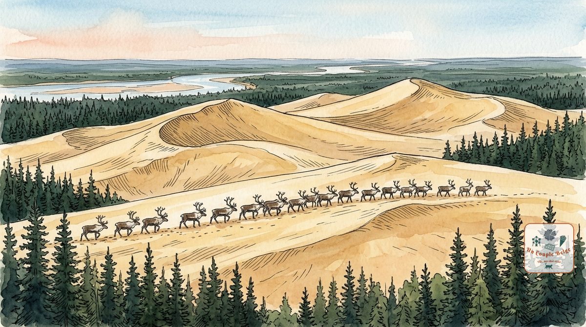 Kobuk Valley : des dunes de sable au-dessus du cercle polaire