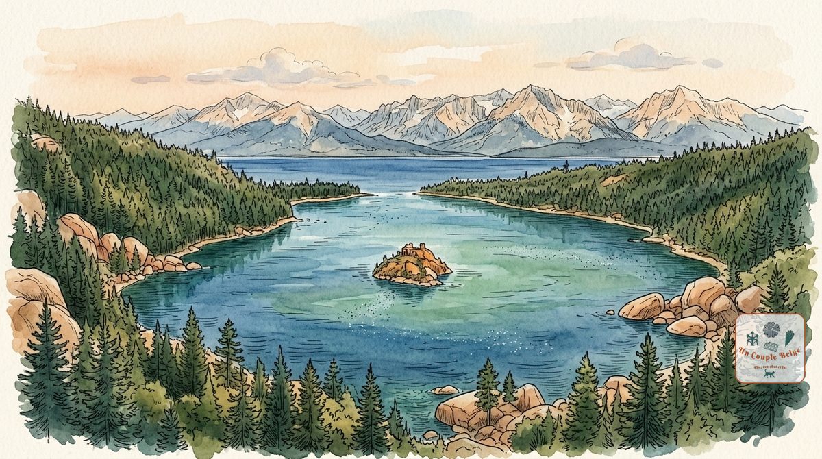 Lac Tahoe : le joyau bleu entre Californie et Nevada