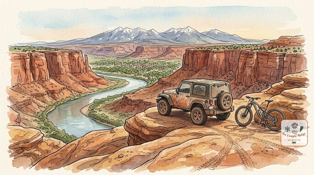 Moab : la base pour Arches, Canyonlands et le fleuve Colorado
