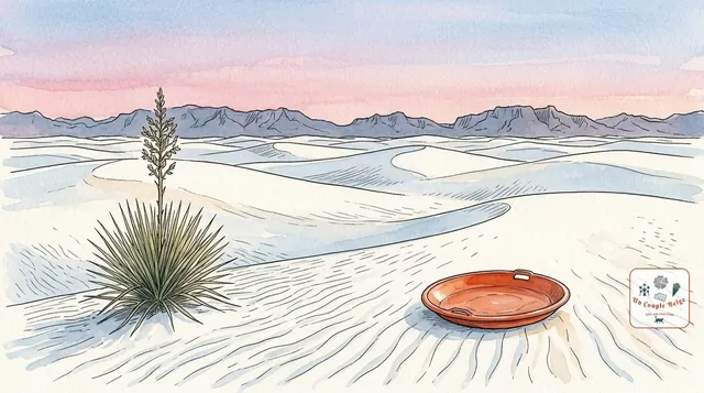 White Sands : glisser en luge sur les plus grandes dunes de gypse du monde